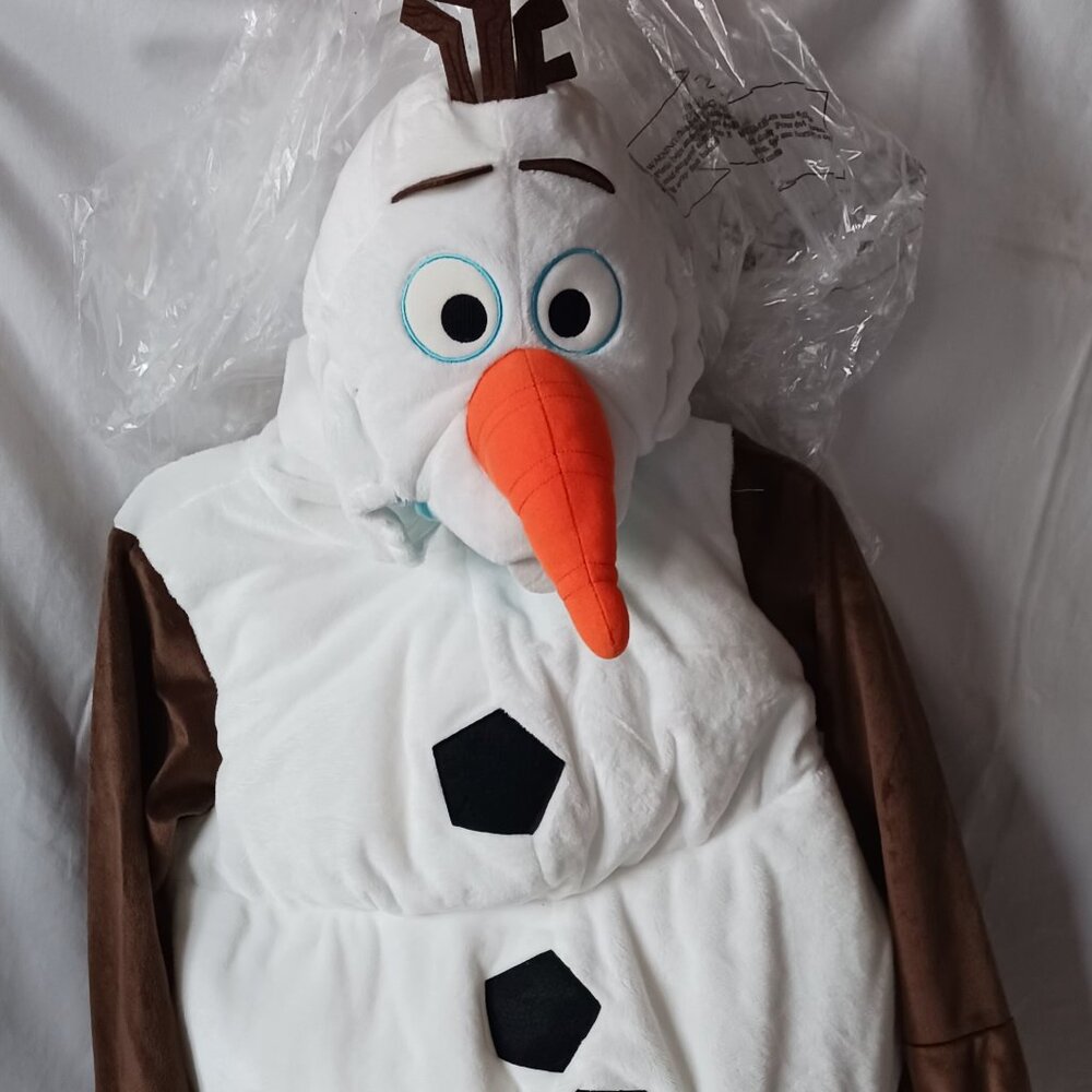NEW Disney Store Authentic Stuffed Plush Frozen Snowman OLAF Costume
